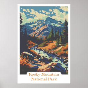 Rocky Mountain National Park Colorado USA Resa Poster