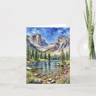 Rocky Mountain National Park Dream Sjö Kort