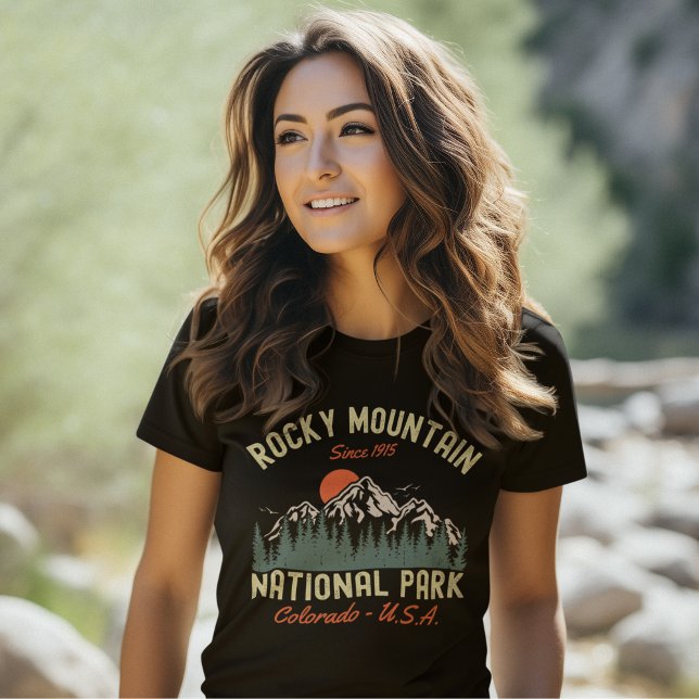 Rocky Mountain National Park Forest Landscape T Shirt (Skapare uppladdad)