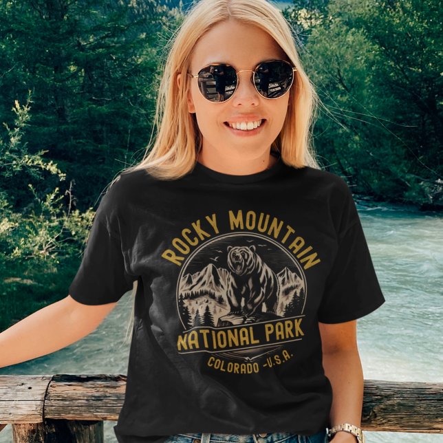 Rocky Mountain National Park Forest Landscape T Shirt (Skapare uppladdad)