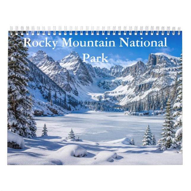 Rocky Mountain National Park-kalender  Kalender (Omslag)