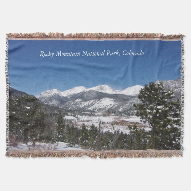 Rocky Mountain National Park kastfilt Filt (Framsidan)