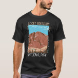 Rocky Mountain National Park Longs har högsta prio T Shirt<br><div class="desc">Konstruktion för vektorgrafik för Rocky Mountain. Parken är känd för Trail Ridge Road och Gamla Fall River Road,  som passerar aspen träd och floder.</div>