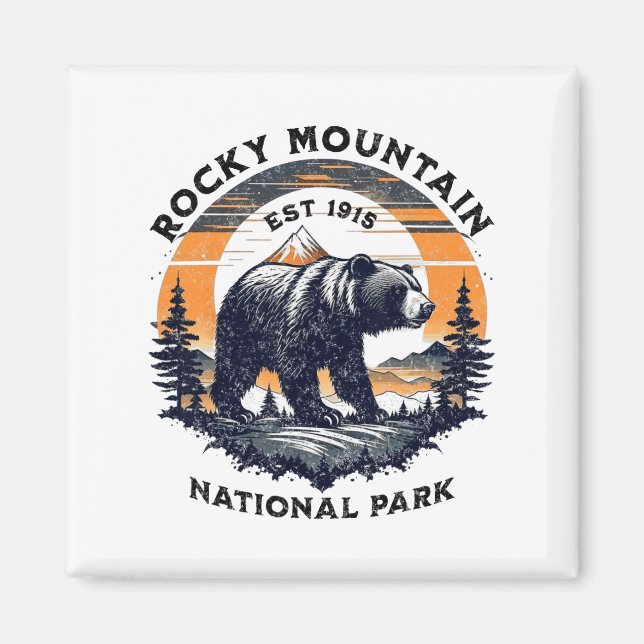 Rocky Mountain National Park  Magnet (Framsidan)