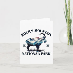 Rocky Mountain National Park Mountain Goat Camping Kort