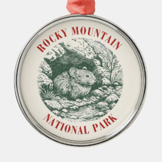 Rocky Mountain National Park Pika-ornament - R&G Julgransprydnad Metall
