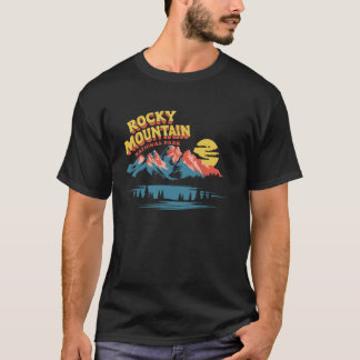 Rocky Mountain National Park Retro 90-tals Nostalg T Shirt