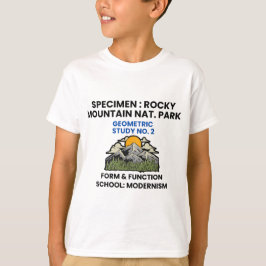 Rocky Mountain National Park Retro-exemplar T Shirt