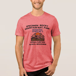 Rocky Mountain National Park Retro-exemplar T Shirt