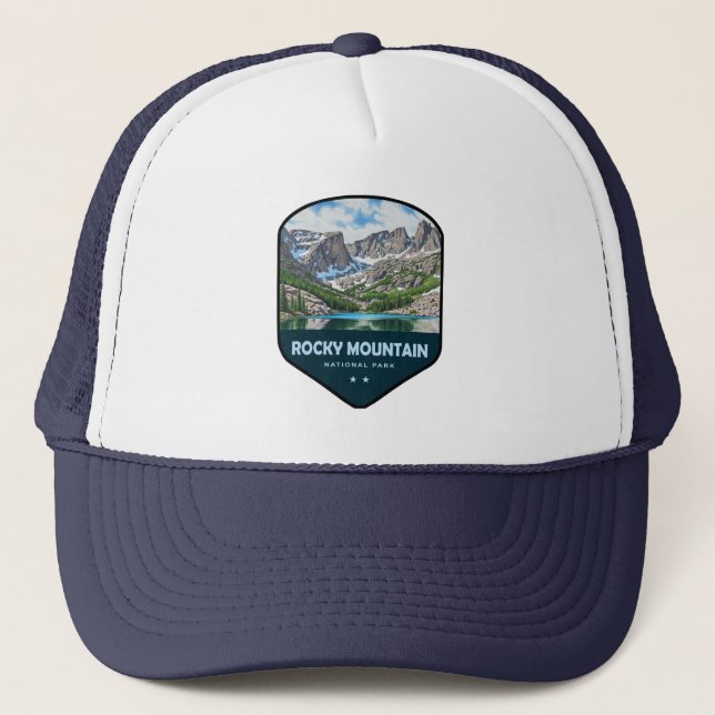 Rocky Mountain National Park-sköld Keps (Framsida)