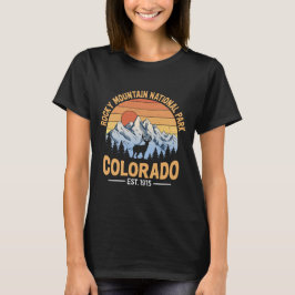 Rocky Mountain National Park T-shirt för kvinnor