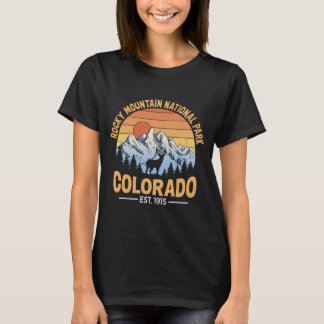 Rocky Mountain National Park T-shirt för kvinnor