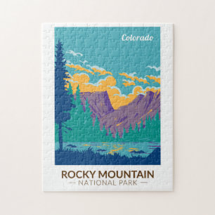 Rocky Mountain National Park Teton Range Travel Pussel