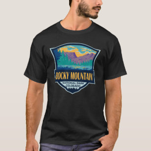 Rocky Mountain National Park Teton Range Travel T Shirt