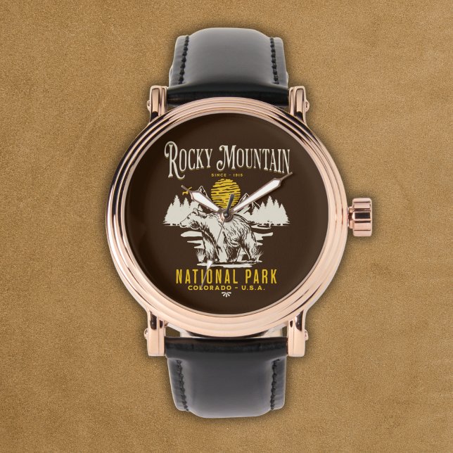 Rocky Mountain National Park Vintage  Armbandsur (Skapare uppladdad)