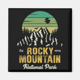 Rocky Mountain National Park Vintage Souvenirs 60- Magnet