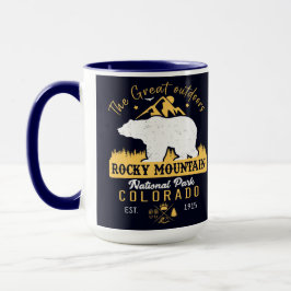 Rocky Mountain National Park Vintage Souvenirs Mugg