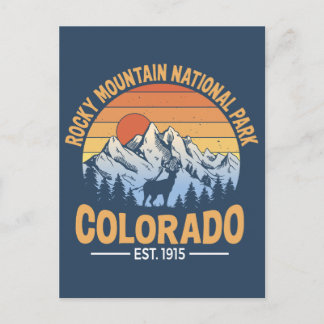 Rocky Mountain National Park vykort Colorado