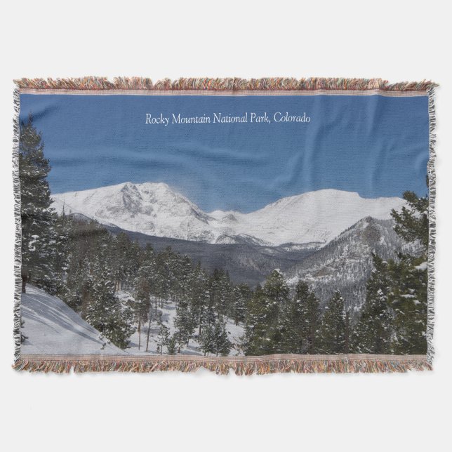 Rocky Mountain Nationalpark 2 proppfilt Filt (Framsidan)