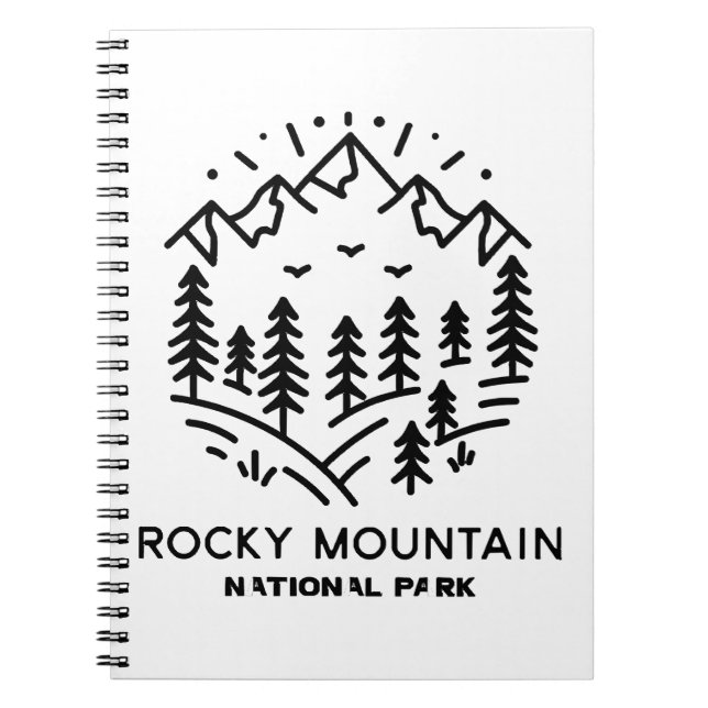 Rocky Mountain nationalpark Anteckningsbok (Framsidan)