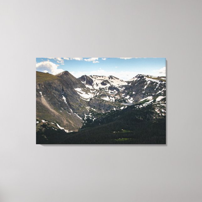 Rocky Mountain nationalpark Canvastryck (Framsida)