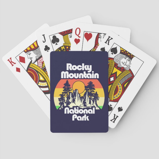 Rocky Mountain nationalpark Casinokort (Baksidan)