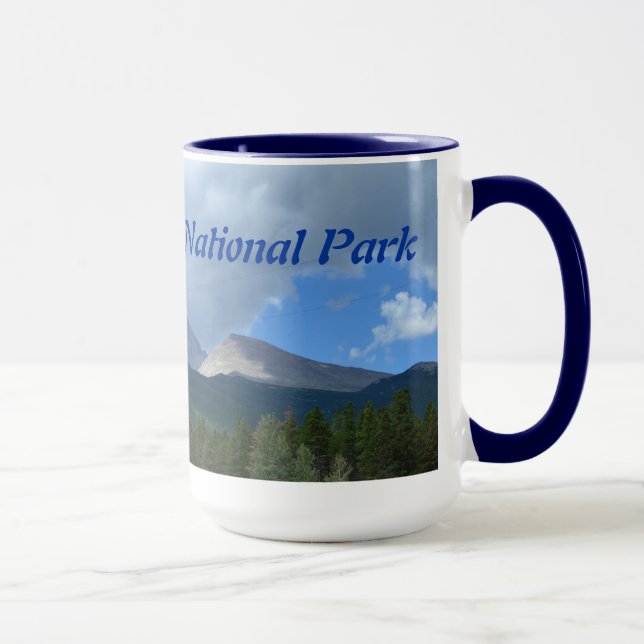 Rocky Mountain nationalpark Ceramic Mugg (Höger)