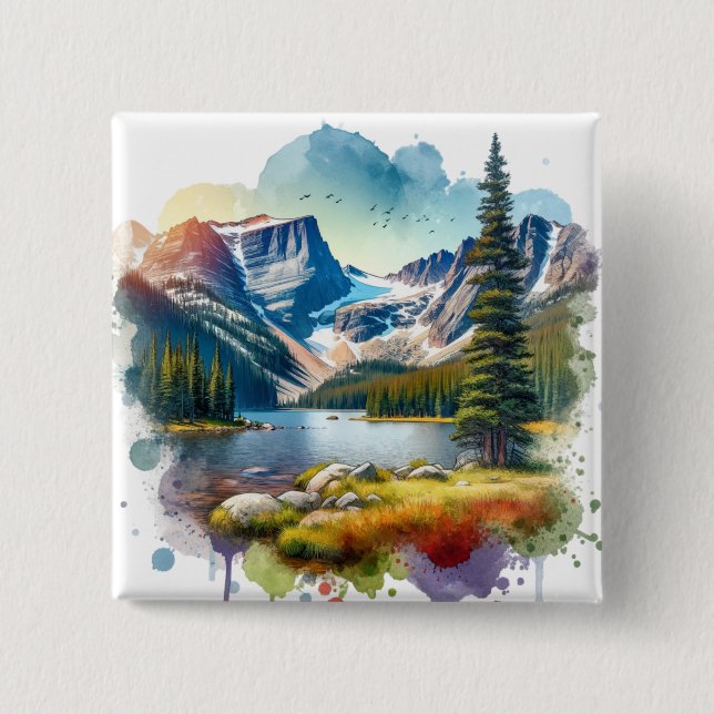 Rocky Mountain nationalpark Colorado Knapp (Framsida)