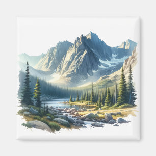 Rocky Mountain nationalpark Colorado Magnet