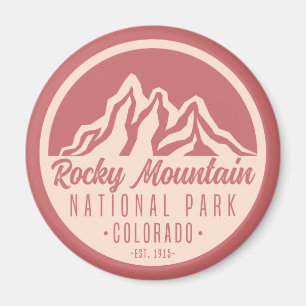 Rocky Mountain nationalpark Colorado Magnet