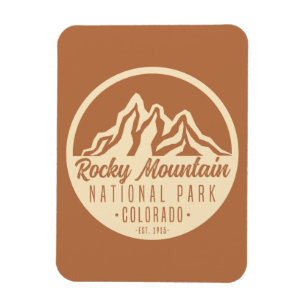 Rocky Mountain nationalpark Colorado Magnet