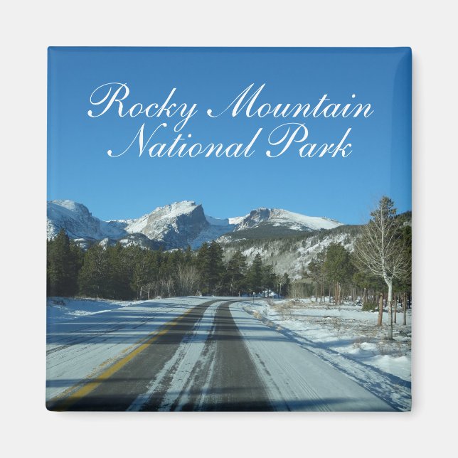 Rocky Mountain nationalpark Colorado Magnet (Framsidan)