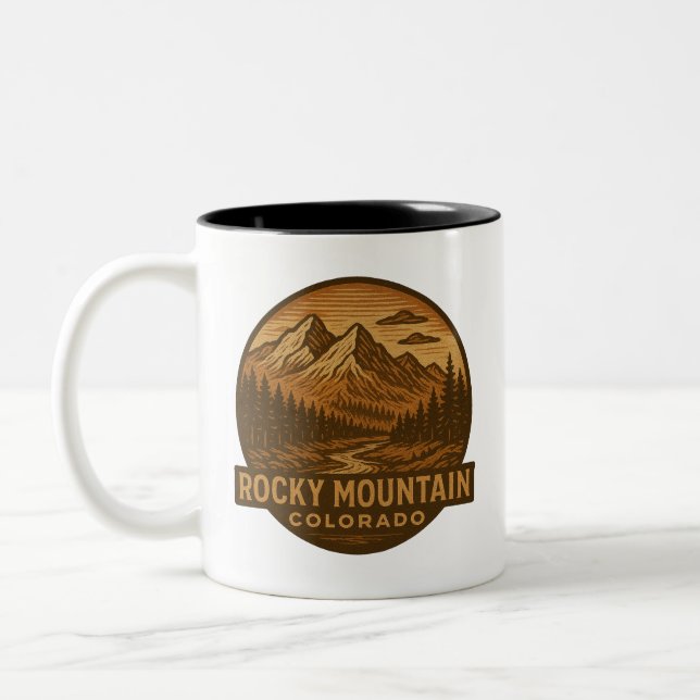 Rocky Mountain nationalpark Colorado Mugg (Vänster)