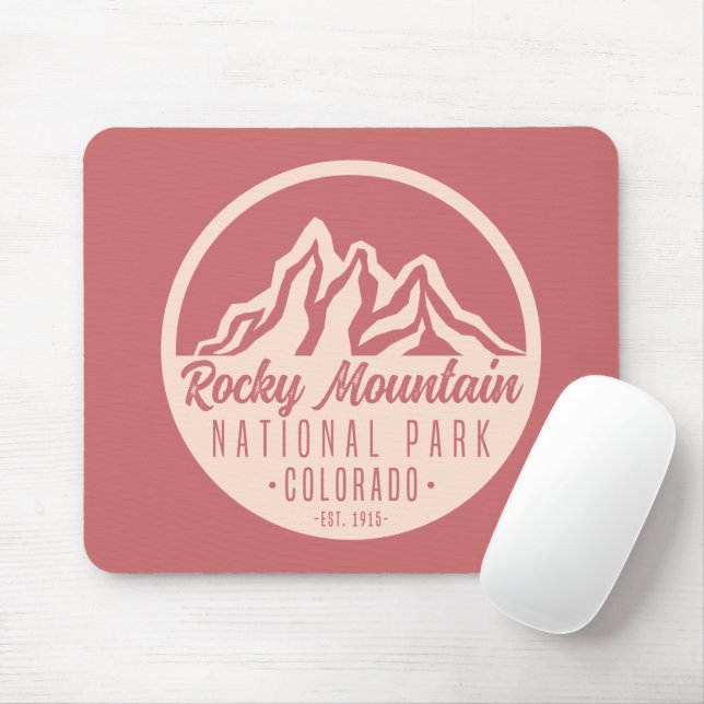 Rocky Mountain nationalpark Colorado Musmatta (Med mus)