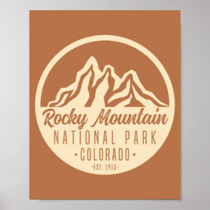 Rocky Mountain nationalpark Colorado Poster