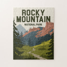 Rocky Mountain nationalpark Colorado Pussel