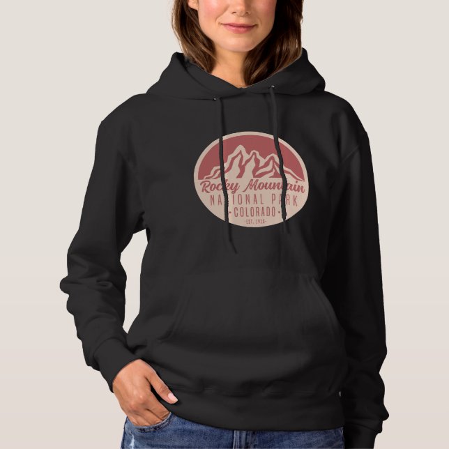 Rocky Mountain nationalpark Colorado T Shirt (Framsida)