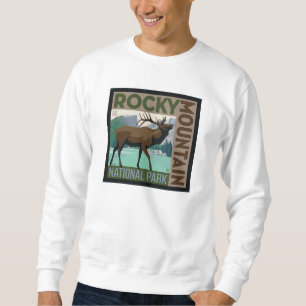 Rocky Mountain nationalpark   Elk Lång Ärmad Tröja
