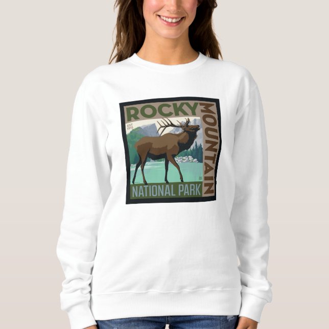 Rocky Mountain nationalpark | Elk T Shirt (Framsida)
