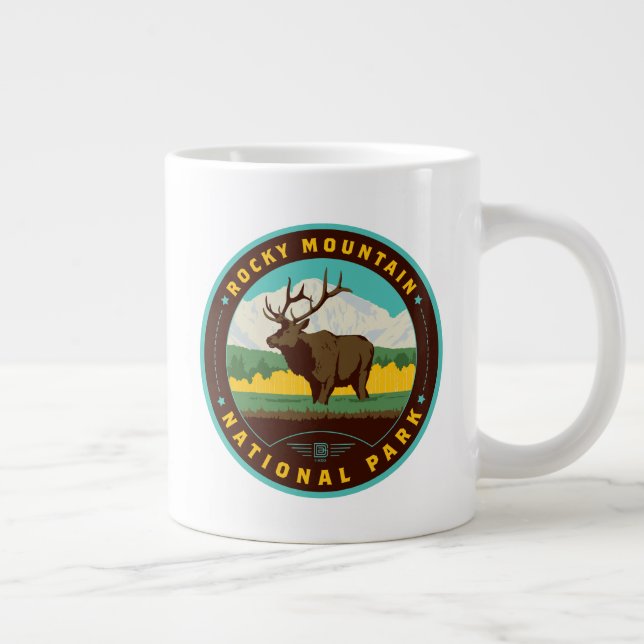 Rocky Mountain nationalpark Jumbo Mugg (Höger)