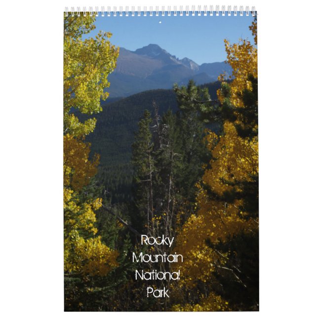 Rocky Mountain nationalpark Kalender (Omslag)
