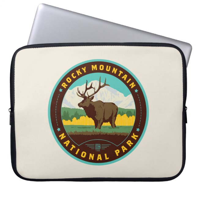 Rocky Mountain nationalpark Laptop Fodral (Framsidan)