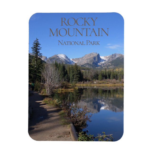 Rocky Mountain nationalpark Magnet (Vertikal)
