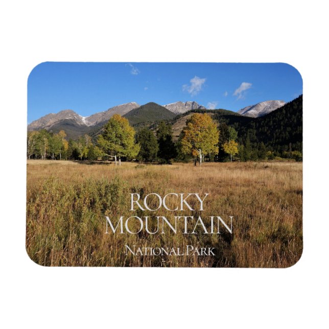 Rocky Mountain nationalpark Magnet (Horisontell)