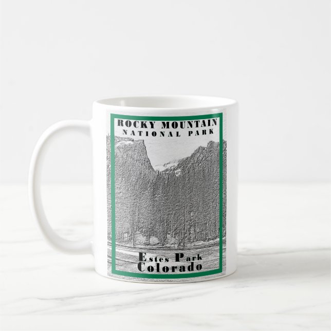 Rocky Mountain nationalpark Mugg (Vänster)