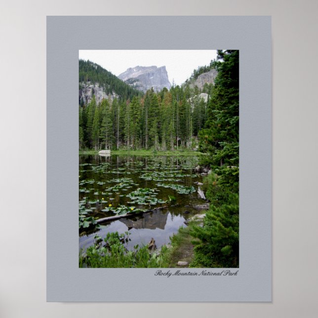 Rocky Mountain nationalpark Poster (Framsidan)