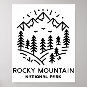 Rocky Mountain nationalpark Poster