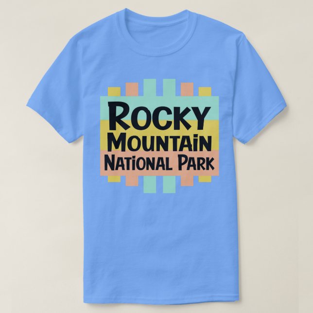Rocky Mountain nationalpark T Shirt (Design framsida)