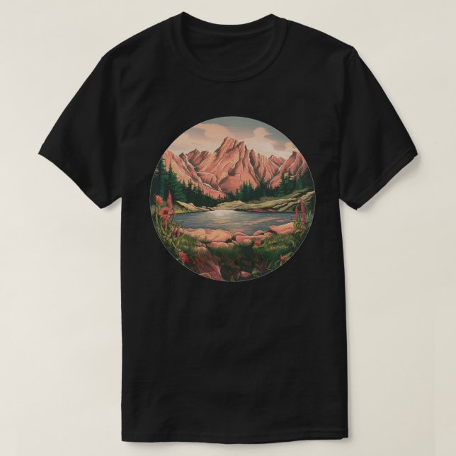 Rocky Mountain nationalpark T Shirt (Design framsida)
