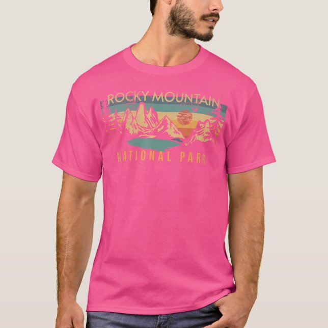 Rocky Mountain nationalpark T Shirt (Framsida)